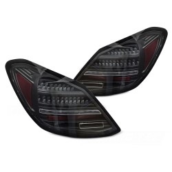 Feux arrière LED noirs séquentiels pour MERCEDES Classe C W205 14-21