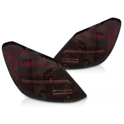 Feux arrière LED rouge noir séquentiels pour MERCEDES Classe C W205 14-21