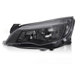 Phare avant gauche noir TYC compatible OPEL ASTRA J 10-15