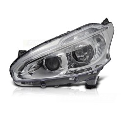 PHARE LED CHROME CÔTÉ GAUCHE TYC pour PEUGEOT 208 12-15