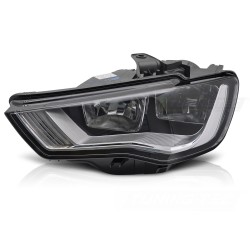 Phare avant gauche noir TYC pour AUDI A3 8V 12-16