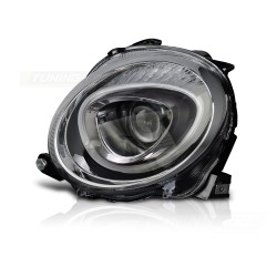 Phare avant côté gauche TYC pour FIAT 500 15-