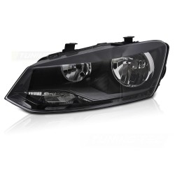 Phare avant gauche noir H7 TYC pour VW Polo 6R 09-14