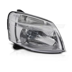 Phare chromé côté droit TYC compatible avec CITROEN BERLINGO PEUGEOT PARTNER 02-10
