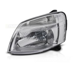 Phare chromé côté gauche TYC compatible avec CITROEN BERLINGO PEUGEOT PARTNER 02-10