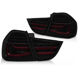 Feux arrière LED BAR NOIR FUMÉ SEQ pour BMW E90 09-11