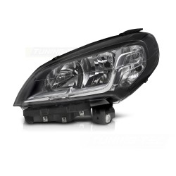 Phare avant gauche noir TYC pour FIAT DOBLO 14-22