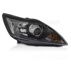 Phare au xénon noir côté droit TYC pour FORD FOCUS MK2 08-10