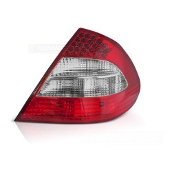 Feu arrière LED rouge blanc côté droit TYC pour MERCEDES W211 06-09 4 portes