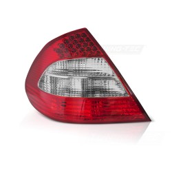 Feu arrière LED rouge blanc côté gauche TYC pour MERCEDES W211 06-09 4 portes