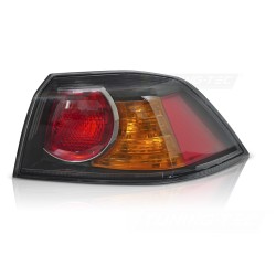 TAIL LIGHT BLACK RIGHT SIDE TYC fits MITSUBISHI LANCER 4D 08-16