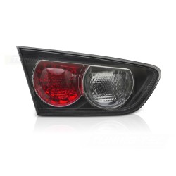 TAIL LIGHT BLACK LEFT SIDE TYC FLAP fits MITSUBISHI LANCER 4D 08-16