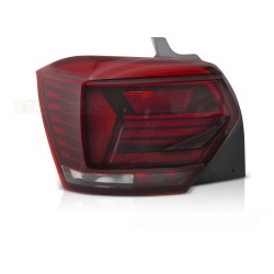TAIL LIGHT RED WHITE LEFT SIDE TYC fits POLO 2G HB 17-21
