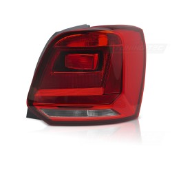 TAIL LIGHT RED WHITE RIGHT SIDE TYC fits POLO 6R HB 14-17