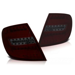 Feux arrière MERCEDES C-KLASA W204 KOMBI 07-10 ROUGE FUMÉ LED BAR
