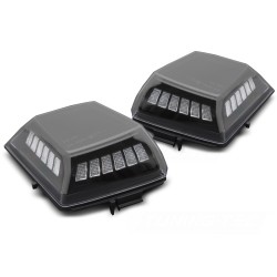 Clignotants avant LED séquentiels noirs pour MERCEDES G-KLASA W464 18-