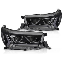 TOYOTA HILUX 16-20 TUBE LED BLACK