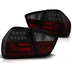 Feux arrière LED BAR Rouge Fumé Noir BMW E90 2003-2008