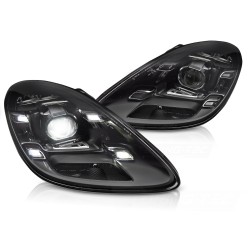 LED HEADLIGHTS BLACK fits PORSCHE BOXSTER CAYMAN 718 2016-