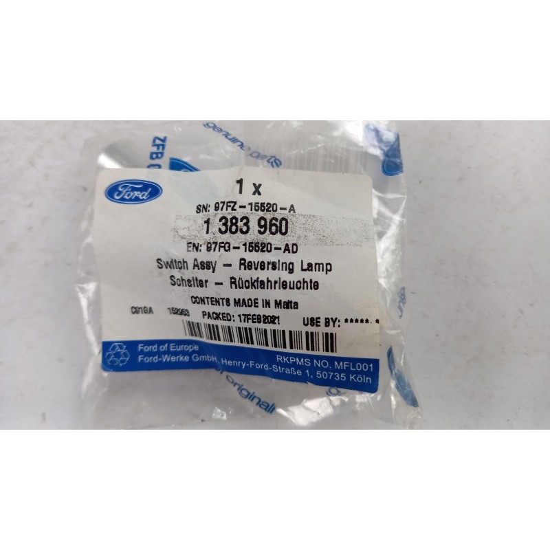 Interrupteur Pour Feu De Recul FORD 1383960 97FG15520AD Pièce d'origine oem