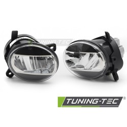 FOG LIGHTS LED BLACK CLEAR fits A4 B8 08-11 / A6 C6 09-11 / Q5 08-16