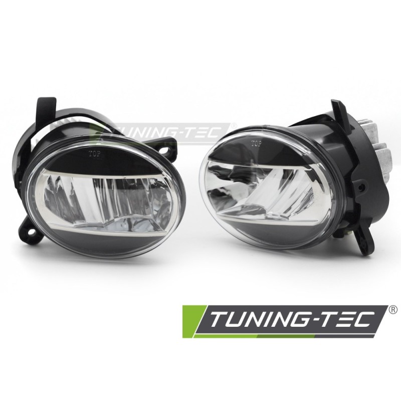 FOG LIGHTS LED BLACK CLEAR fits A4 B8 08-11 / A6 C6 09-11 / Q5 08-16