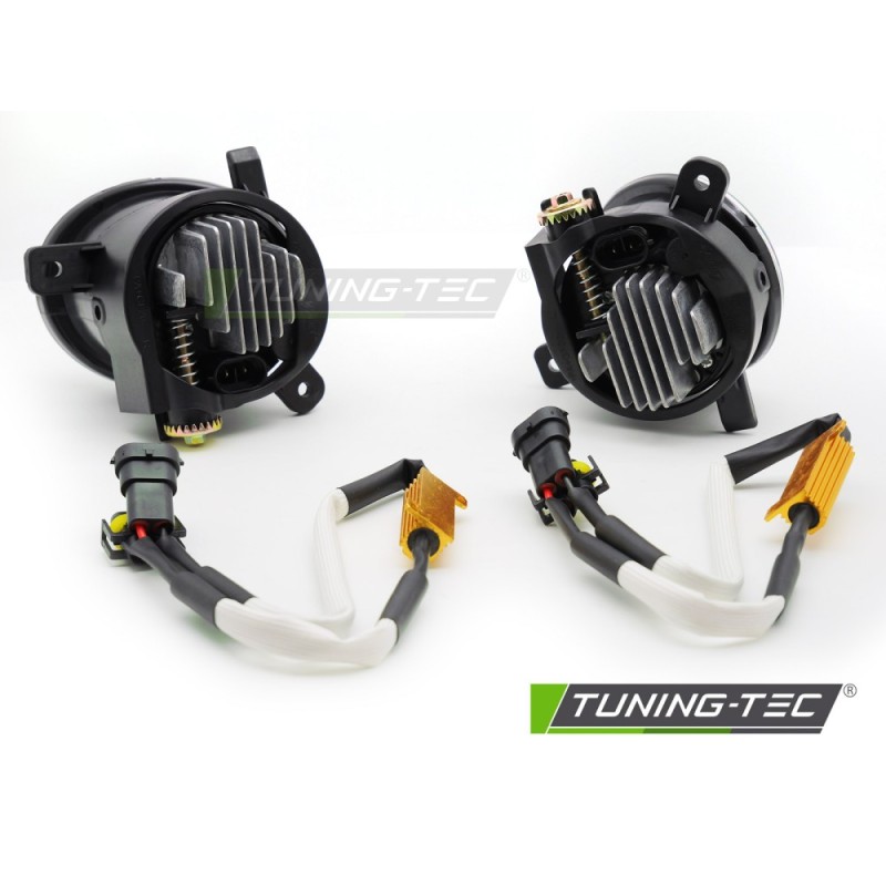 FOG LIGHTS LED BLACK CLEAR fits A4 B8 08-11 / A6 C6 09-11 / Q5 08-16