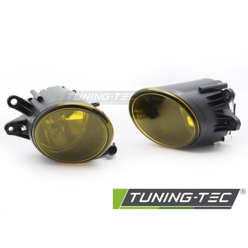 FOG LIGHTS YELLOW fits AUDI A4 B6 00-04 / A4 B7 04-08 VOLVO C30 / S40