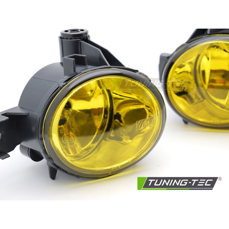 FOG LIGHTS YELLOW fits BMW E87 X1 E84 X3 E83 X5 E70