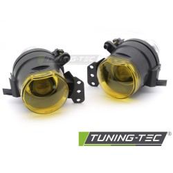 PROJECTOR FOG LIGHTS YELLOW fits BMW E90 E60 E63 X3 E83