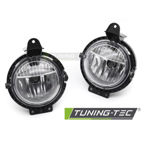 FOG LIGHTS WITH DRL CLEAR fits MINI COOPER R55 / R56 / R57 / R58 / R59 FOG LIGHTS WITH DRL CLEAR fits MINI COOPER R55 / R56 / R57 / R58 / R59