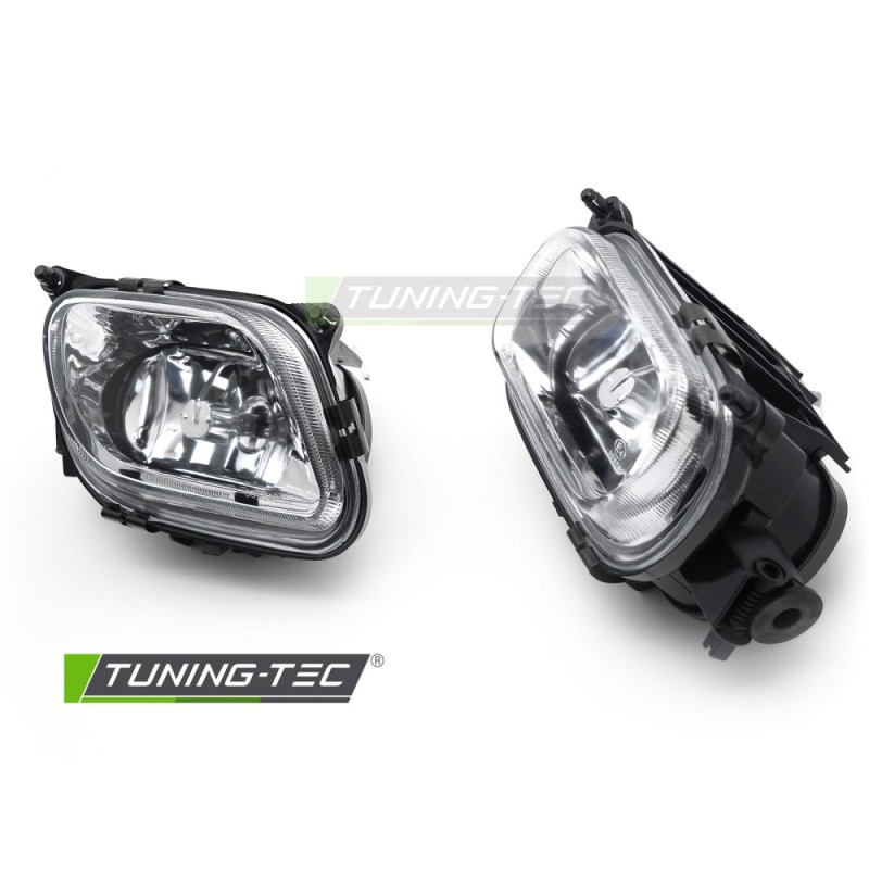 FOG LIGHTS CLEAR fits MERCEDES W210 95-99 / A208 99-03 / C208 97-02 / SLK R170 96-04