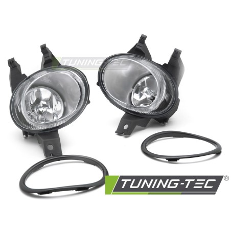FOG LIGHTS CLEAR fits PEUGEOT 206 98-07 / 206 CC 98-07 FOG LIGHTS CLEAR fits PEUGEOT 206 98-07 / 206 CC 98-07