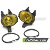 FOG LIGHTS YELLOW fits PEUGEOT 206 98-07 / 206 CC 98-07 FOG LIGHTS YELLOW fits PEUGEOT 206 98-07 / 206 CC 98-07