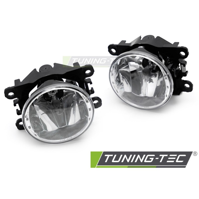 FOG LIGHTS CLEAR fits RENAULT CLIO 12-19 / CAPTUR / KANGOO / FLUENCE / MEGANE / TRAFIC DACIA LOGAN / SANDERO