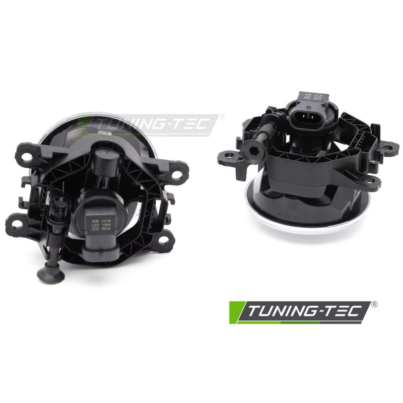 FOG LIGHTS CLEAR fits RENAULT CLIO 12-19 / CAPTUR / KANGOO / FLUENCE / MEGANE / TRAFIC DACIA LOGAN / SANDERO