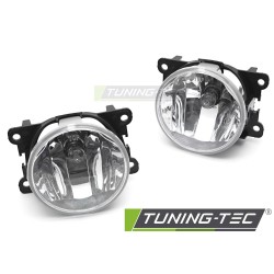 FOG LIGHTS CLEAR fits PEUGEOT 207 09-12 / 208 12-15 CITROEN C3 PICASSO / C4 CACTUS