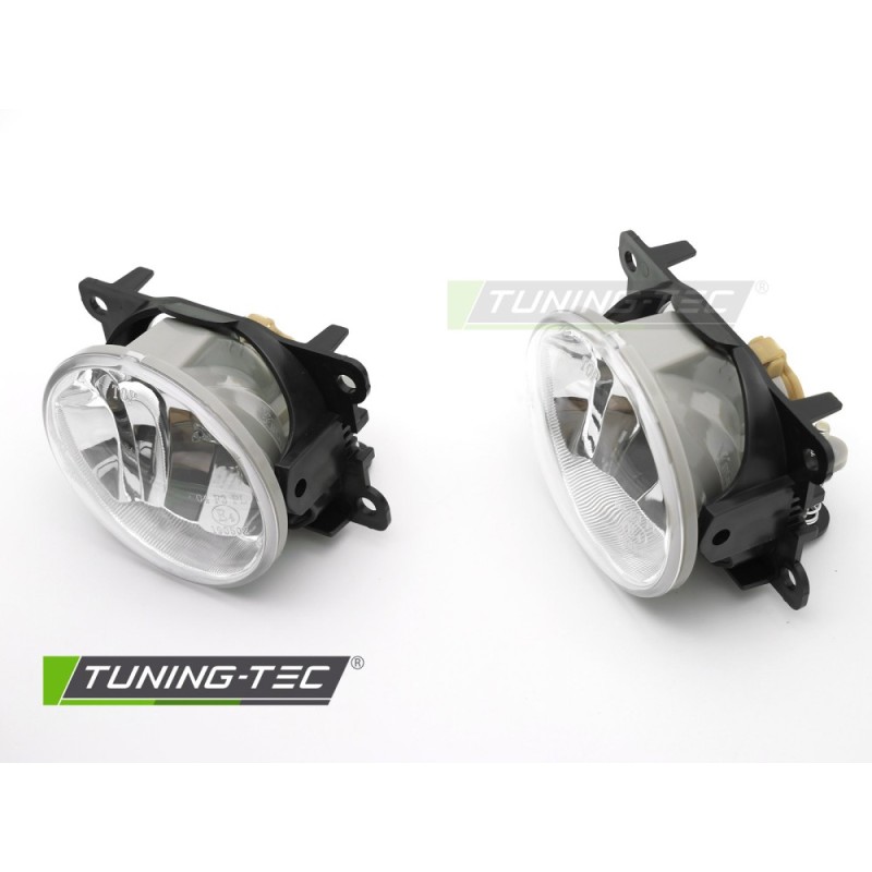 FOG LIGHTS CLEAR fits PEUGEOT 207 09-12 / 208 12-15 CITROEN C3 PICASSO / C4 CACTUS