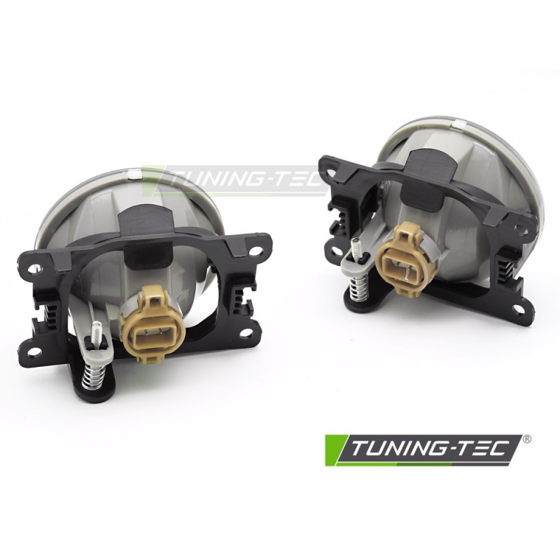 FOG LIGHTS CLEAR fits PEUGEOT 207 09-12 / 208 12-15 CITROEN C3 PICASSO / C4 CACTUS