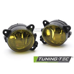 FOG LIGHTS YELLOW fits VW POLO 05-09 / T5 03-09 / CRAFTER 06-11 / TOUAREG 06-10 SKODA FABIA 04-09 / PRAKTIK / ROOMSTER