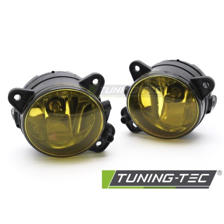 FOG LIGHTS YELLOW fits VW POLO 05-09 / T5 03-09 / CRAFTER 06-11 / TOUAREG 06-10 SKODA FABIA 04-09 / PRAKTIK / ROOMSTER