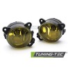 FOG LIGHTS YELLOW fits VW POLO 05-09 / T5 03-09 / CRAFTER 06-11 / TOUAREG 06-10 SKODA FABIA 04-09 / PRAKTIK / ROOMSTER