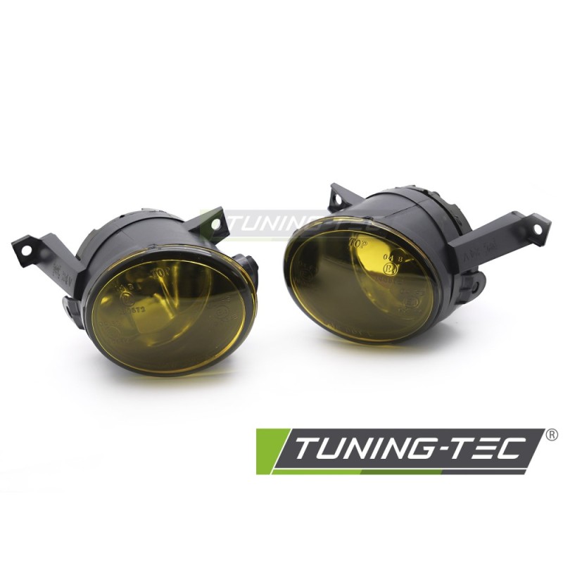 FOG LIGHTS YELLOW fits VW CADDY / EOS / TIGUAN / TOURAN / GOLF PLUS