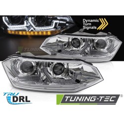VW POLO VI 2G 17-21  SEQ LED DRL CHROME