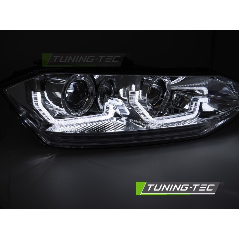 VW POLO VI 2G 17-21  SEQ LED DRL CHROME