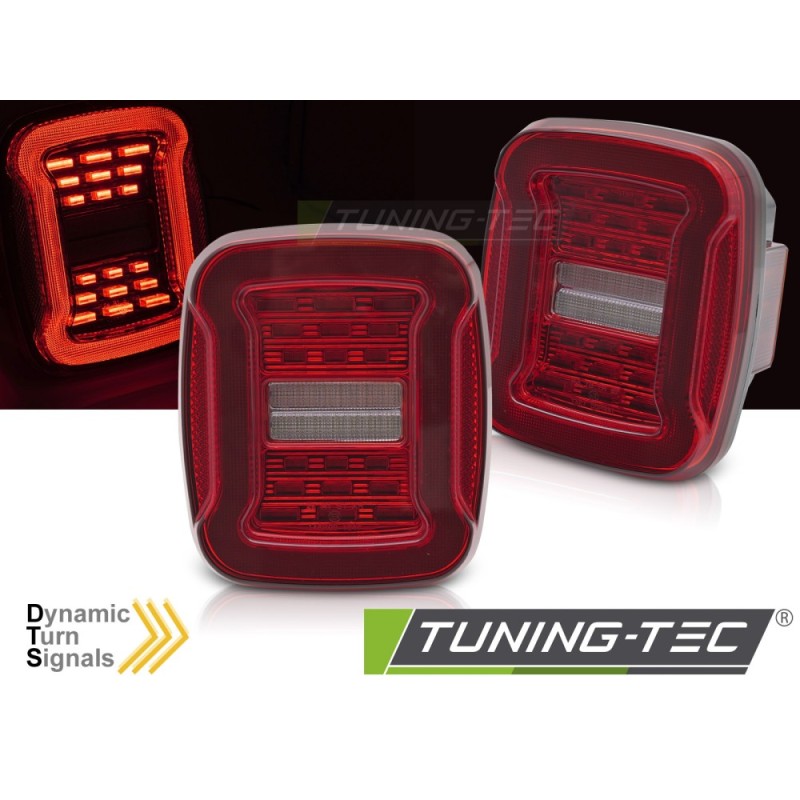 JEEP WRANGLER YJ 91-96 / TJ 96-06 RED WHITE LED