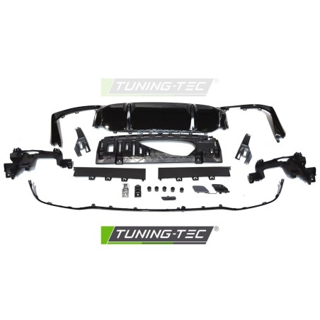 REAR BUMPER SPORT PDC BLACK fits MERCEDES W213 4D 20-23 REAR BUMPER SPORT PDC BLACK fits MERCEDES W213 4D 20-23