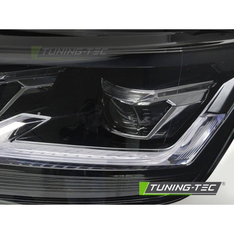 LED HEADLIGHTS BLACK DRL fits VW T6 15-19