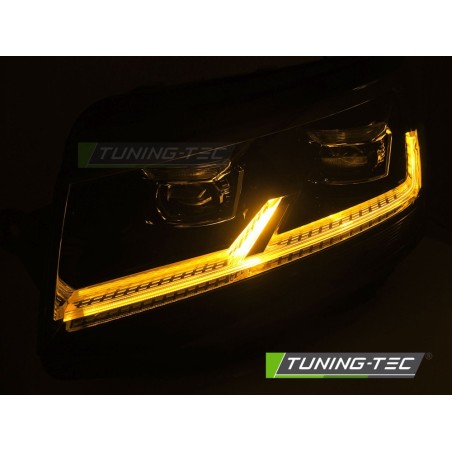 LED HEADLIGHTS BLACK DRL fits VW T6 15-19 LED HEADLIGHTS BLACK DRL fits VW T6 15-19