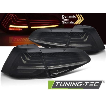 LED TAIL LIGHTS LASER SMOKE LED SEQ fits VW GOLF 7 13-19 LED TAIL LIGHTS LASER SMOKE LED SEQ fits VW GOLF 7 13-19